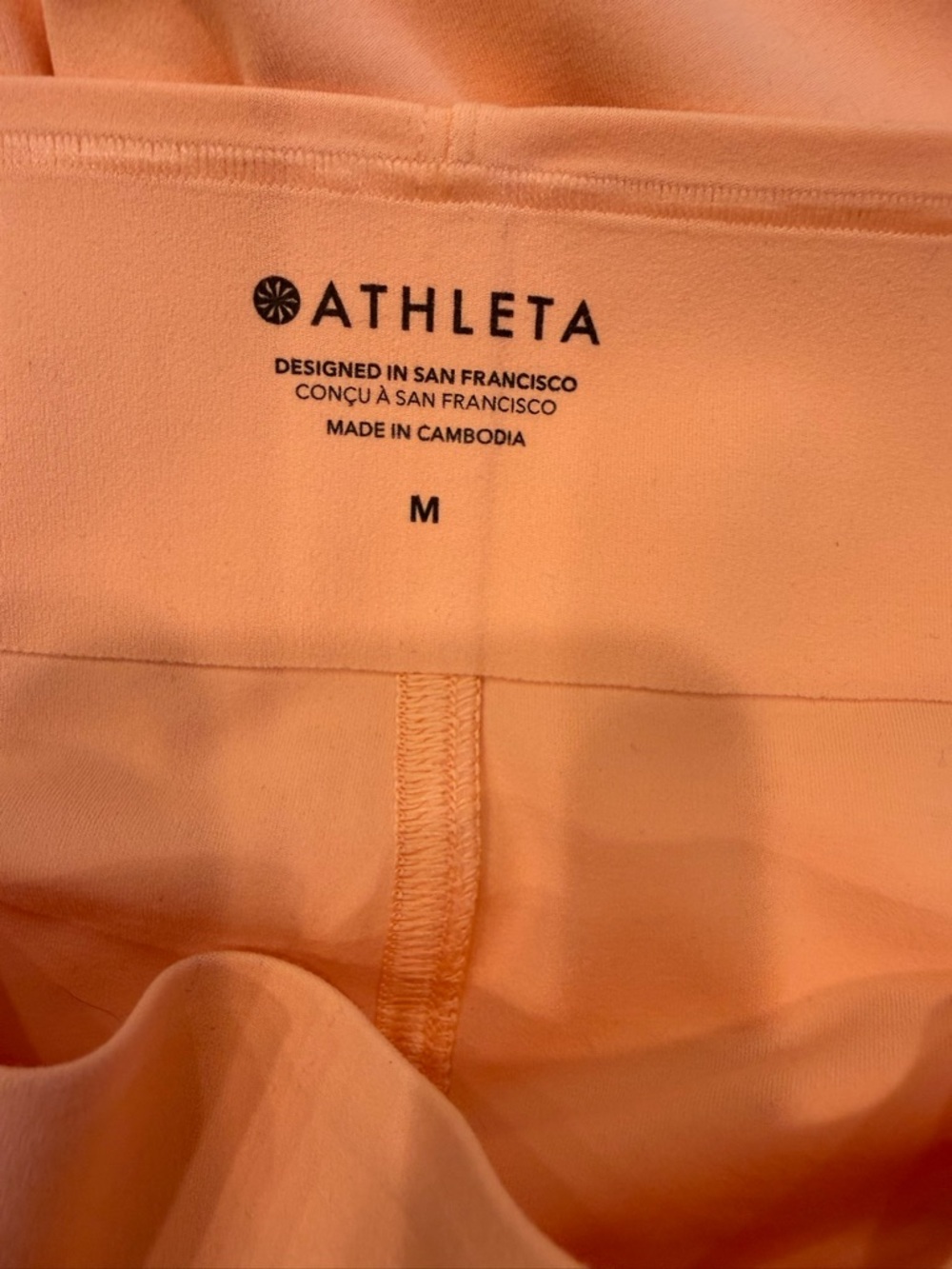 Athleta Peach Midi Skirt - Slim Straight Silhouette - Picture 3 of 7